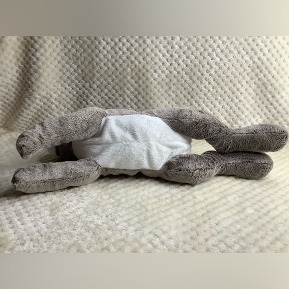 IKEA Vandring Plush Hare Bunny Rabbit Floppy Stuffed Animal Toy Embroidered Eyes - Picture 7 of 8